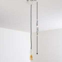 Suspension Lemone Blanc, 1 lumière