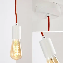 Suspension Lemone Blanc, 1 lumière