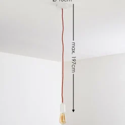 Suspension Lemone Blanc, 1 lumière