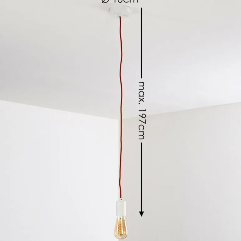 Suspension Lemone Blanc, 1 lumière