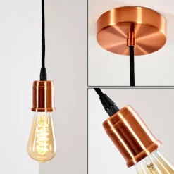 Suspension Lemone Cuivre, 1 lumière