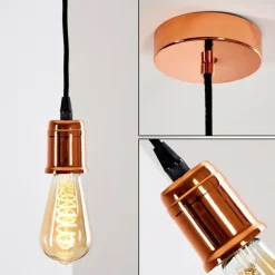 Suspension Lemone Cuivre, 1 lumière