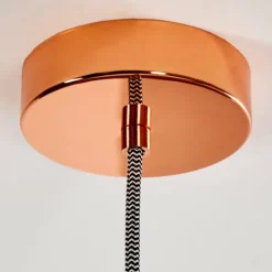Suspension Lemone Cuivre, 1 lumière