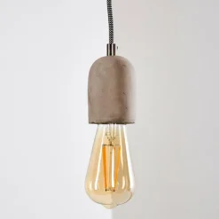 Suspension Lemone Gris, 1 lumière