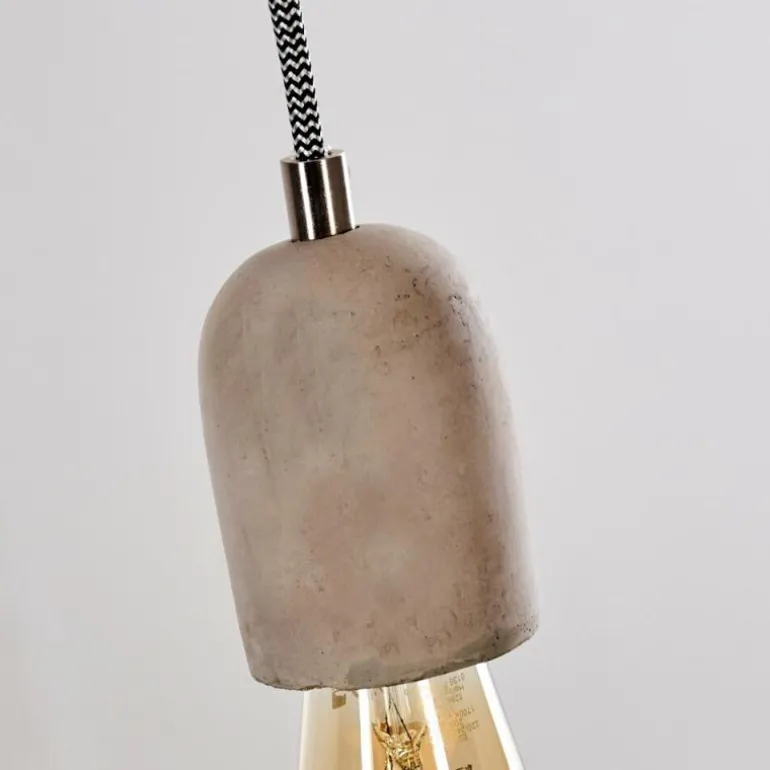 Suspension Lemone Gris, 1 lumière