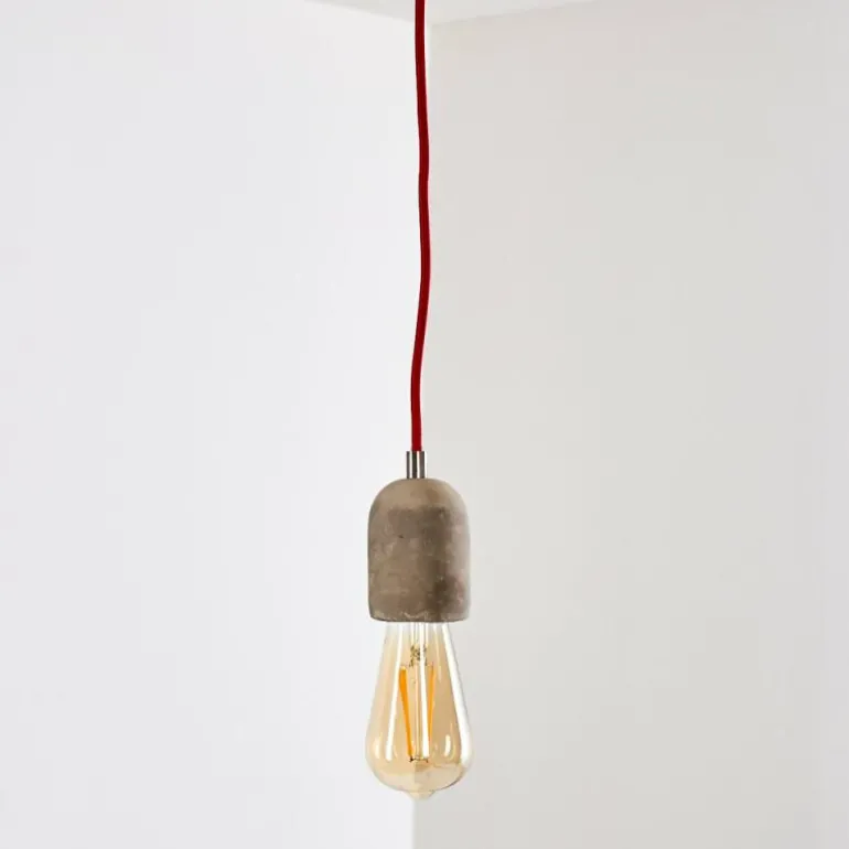 Suspension Lemone Gris, 1 lumière