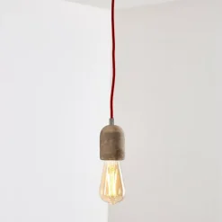 Suspension Lemone Gris, 1 lumière
