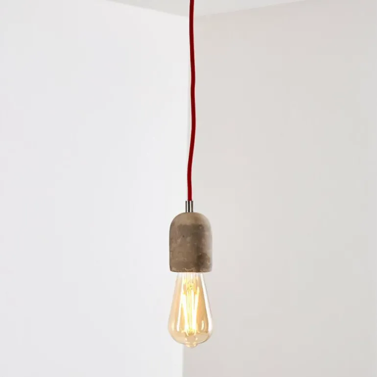 Suspension Lemone Gris, 1 lumière
