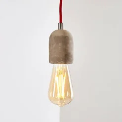 Suspension Lemone Gris, 1 lumière