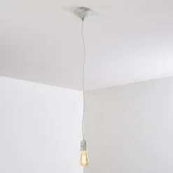 Suspension Lemone Gris, 1 lumière