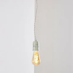 Suspension Lemone Gris, 1 lumière