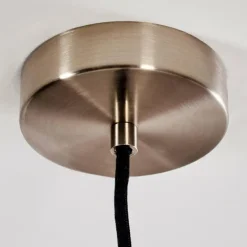 Suspension Lemone Nickel mat, 1 lumière