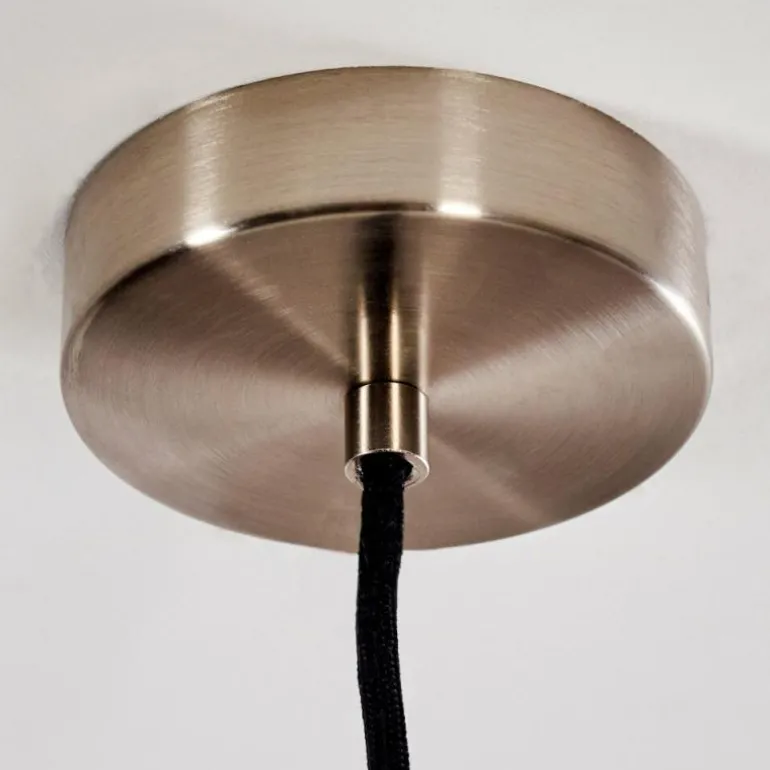 Suspension Lemone Nickel mat, 1 lumière