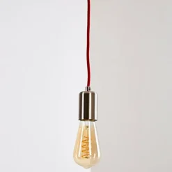 Suspension Lemone Nickel mat, 1 lumière