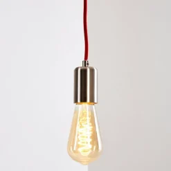 Suspension Lemone Nickel mat, 1 lumière