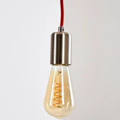 Suspension Lemone Nickel mat, 1 lumière