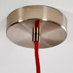 Suspension Lemone Nickel mat, 1 lumière