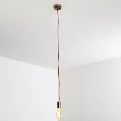 Suspension Lemone Nickel mat, 1 lumière