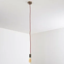 Suspension Lemone Nickel mat, 1 lumière