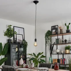 Suspension Lemone Noir, 1 lumière