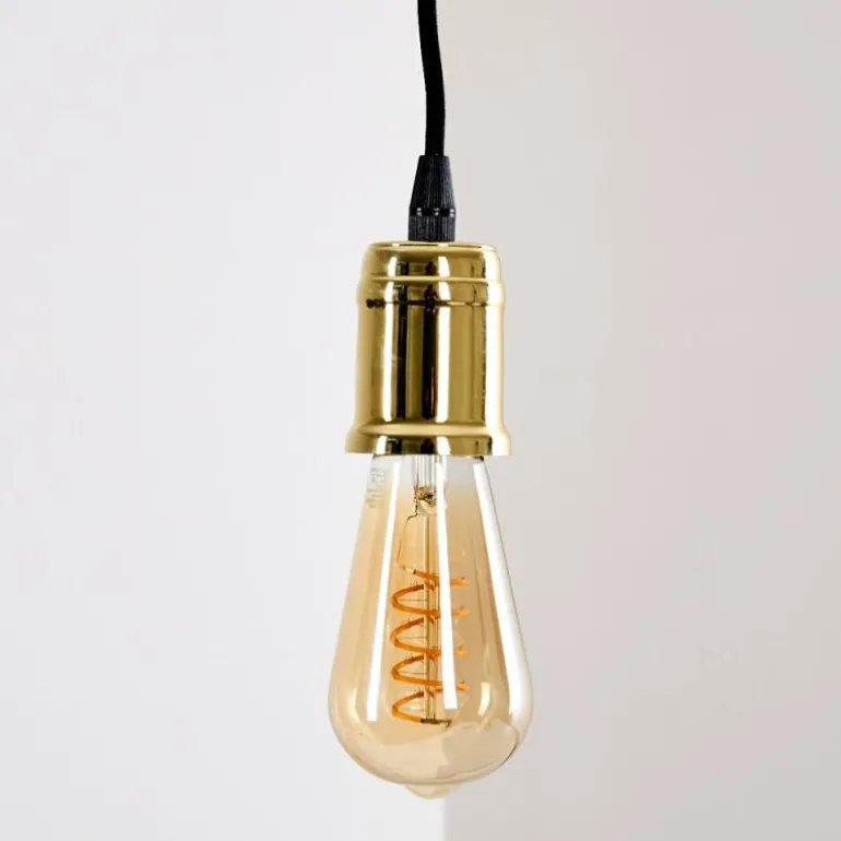 Suspension Lemone Noir doré, 1 lumière