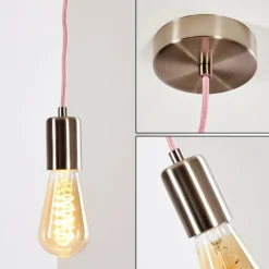 Suspension Lemone Rose, 1 lumière