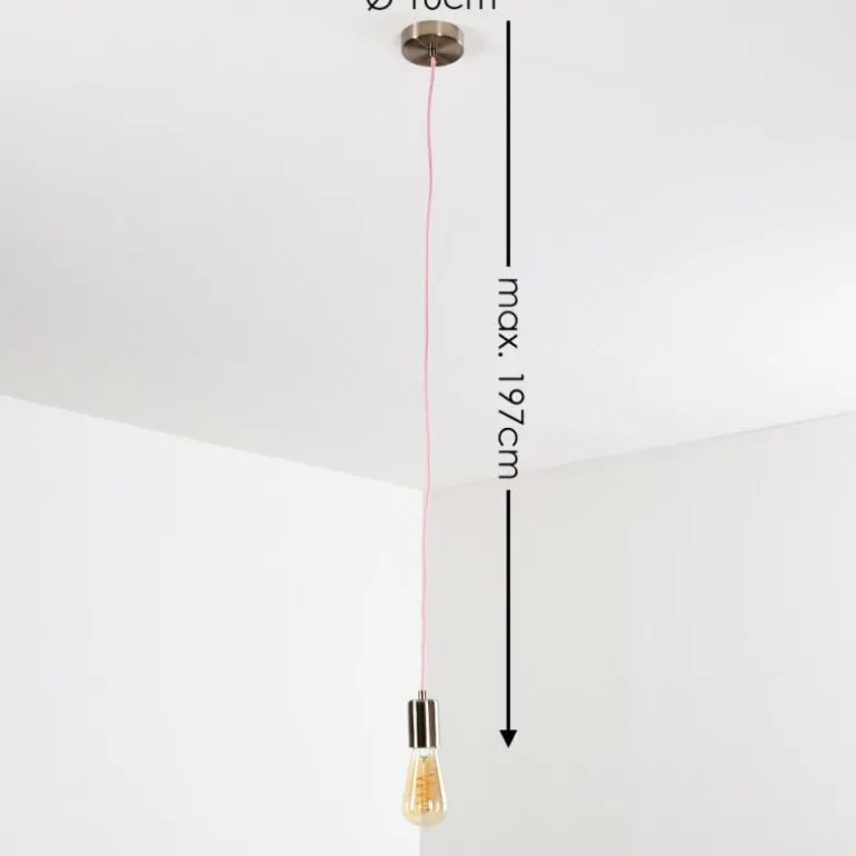 Suspension Lemone Rose, 1 lumière