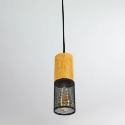 Suspension Lengalau Noir, 1 lumière