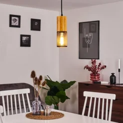 Suspension Lengalau Noir, 1 lumière