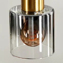 Suspension Leteque Noir, 4 lumières