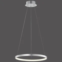 Suspension Leuchten Direkt CIRCLE LED Argenté, 1 lumière
