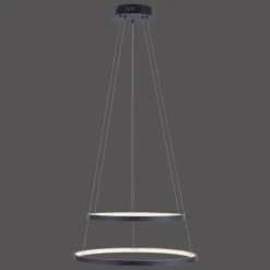 Suspension Leuchten Direkt CIRCLE LED Anthracite, 1 lumière