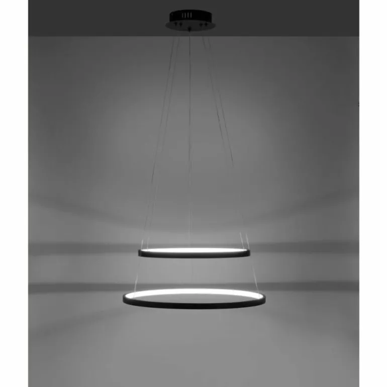 Suspension Leuchten Direkt CIRCLE LED Anthracite, 1 lumière