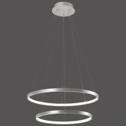 Suspension Leuchten Direkt CIRCLE LED Argenté, 1 lumière