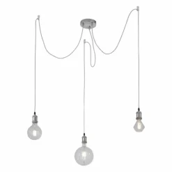 Suspension Leuchten Direkt DIY Acier inoxydable, 3 lumières
