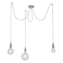Suspension Leuchten Direkt DIY Acier inoxydable, 3 lumières
