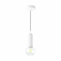 Suspension Leuchten Direkt TURN ME Blanc, 1 lumière