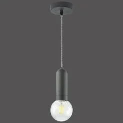 Suspension Leuchten Direkt TURN ME Noir, 1 lumière