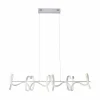 Suspension Leuchten Direkt CURLS LED Argenté, 4 lumières
