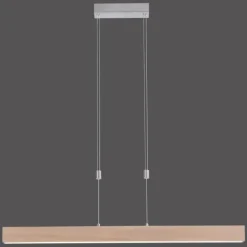 Suspension Leuchten Direkt AMANDA LED Nickel mat, 1 lumière