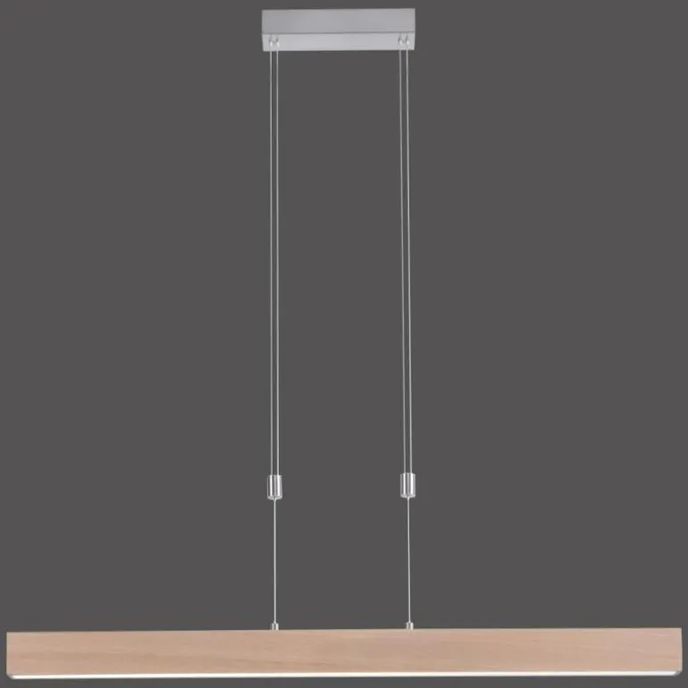 Suspension Leuchten Direkt AMANDA LED Nickel mat, 1 lumière