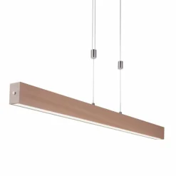 Suspension Leuchten Direkt AMANDA LED Nickel mat, 1 lumière