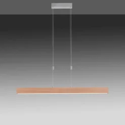 Suspension Leuchten Direkt AMANDA LED Nickel mat, 1 lumière