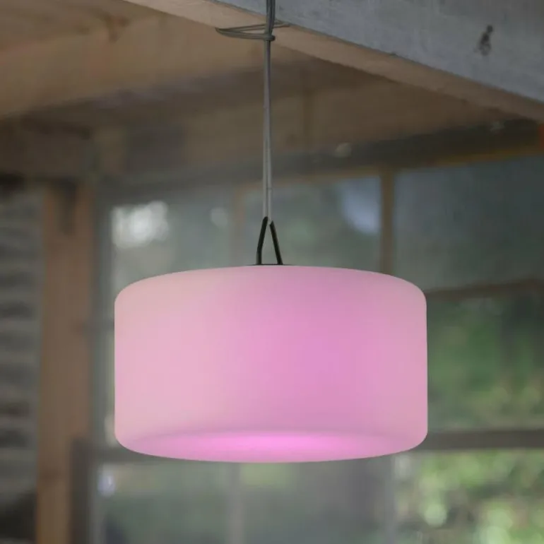 Suspension Leuchten Direkt HOLLY LED Noir, Blanc, 1 lumière, Changeur de couleurs