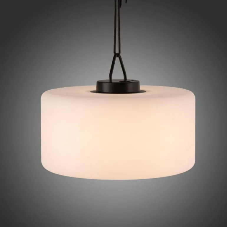 Suspension Leuchten Direkt HOLLY LED Noir, Blanc, 1 lumière, Changeur de couleurs