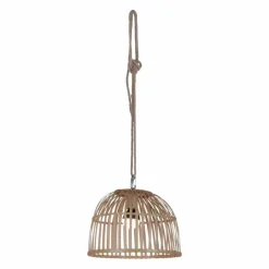 Suspension Leuchten Direkt DAVID LED Brun, 1 lumière, Télécommandes, Changeur de couleurs