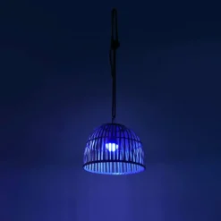 Suspension Leuchten Direkt DAVID LED Brun, 1 lumière, Télécommandes, Changeur de couleurs