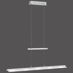 Suspension Leuchten-Direkt NELE LED Acier inoxydable, 5 lumières