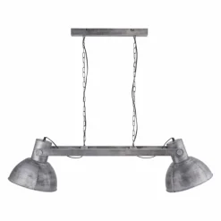 Suspension Leuchten-Direkt SAMIA Gris, 2 lumières