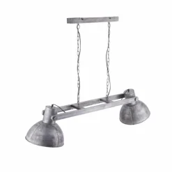 Suspension Leuchten-Direkt SAMIA Gris, 2 lumières